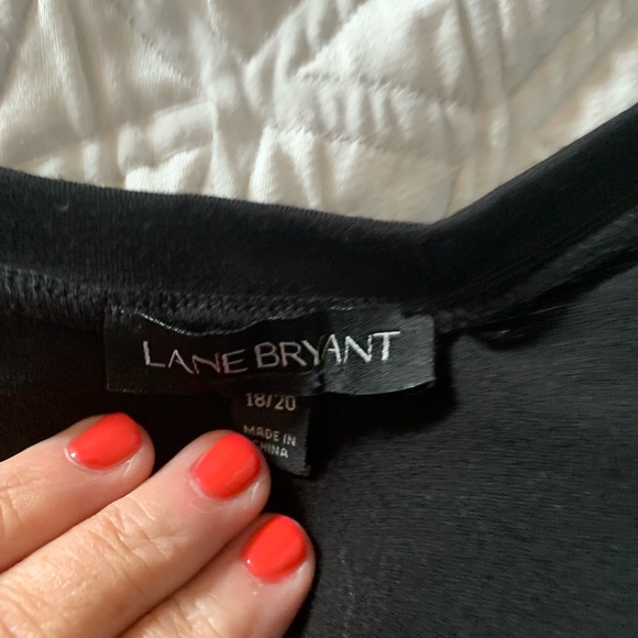 Black Lace Tank Top Size 18 - Picture 3 of 3